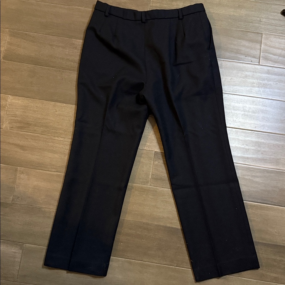 Pendleton Black 100% Wool Fully Lined Pants Sz 12… - image 4